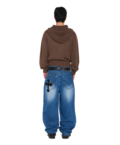 AAKAM(アーカム)の「Structure Contrast Knitted Zip-Up Hoodie (Brown)(パーカー・レディース・その他・1/2)」の13枚目の写真