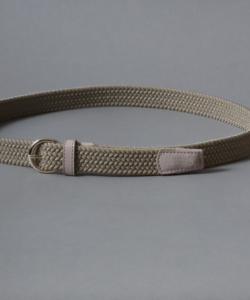 SOMETHING（サムシング）の「SOMETHING/サムシング 30mm ゴムメッシュベルト（ベルト・レディース・ブラック/ベージュ/ダークブラウン・FREE）」の4枚目の写真