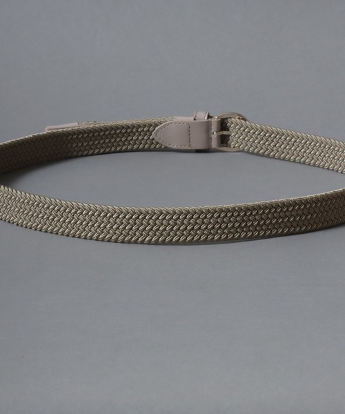 SOMETHING（サムシング）の「SOMETHING/サムシング 30mm ゴムメッシュベルト（ベルト・レディース・ブラック/ベージュ/ダークブラウン・FREE）」の5枚目の写真