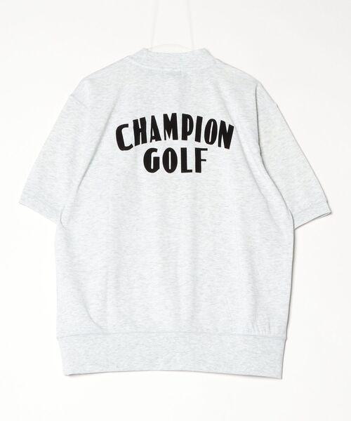 Champion Golf（チャンピオンゴルフ）の「【Champion/チャンピオン】メンズ GOLF テックウィーブ テリー ショートスリーブモックネックスウェットシャツ（スウェット・メンズ・ネイビー/グレー・X-LARGE/LARGE/MEDIUM）」の22枚目の写真