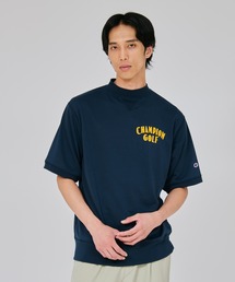 Champion Golf | 【Champion/チャンピオン】メンズ GOLF テックウィーブ テリー ショートスリーブモックネックスウェットシャツ(スウェット)