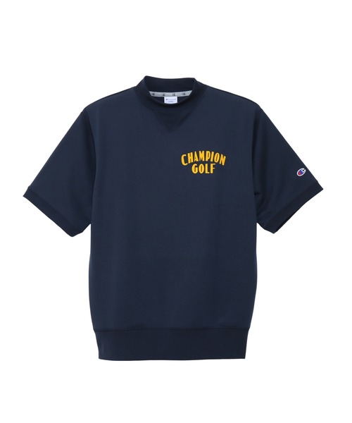 Champion Golf（チャンピオンゴルフ）の「【Champion/チャンピオン】メンズ GOLF テックウィーブ テリー ショートスリーブモックネックスウェットシャツ（スウェット・メンズ・ネイビー/グレー・X-LARGE/LARGE/MEDIUM）」の9枚目の写真