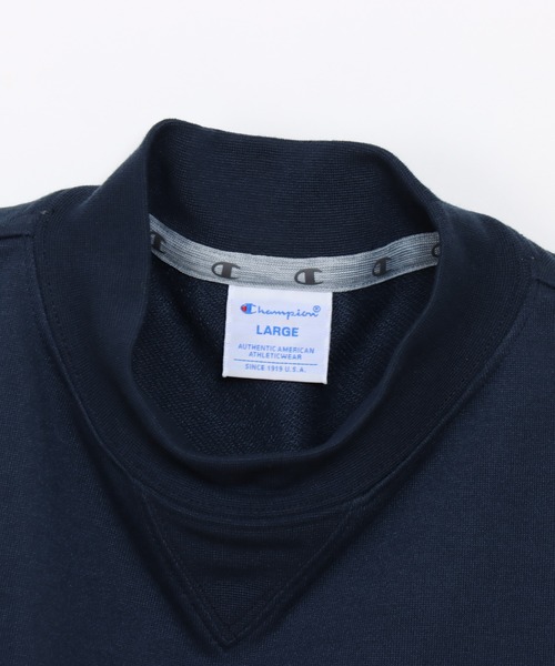 Champion Golf（チャンピオンゴルフ）の「【Champion/チャンピオン】メンズ GOLF テックウィーブ テリー ショートスリーブモックネックスウェットシャツ（スウェット・メンズ・ネイビー/グレー・X-LARGE/LARGE/MEDIUM）」の12枚目の写真