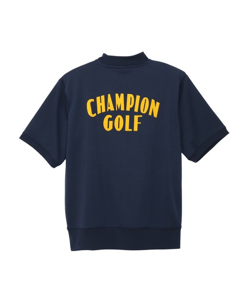 Champion Golf（チャンピオンゴルフ）の「【Champion/チャンピオン】メンズ GOLF テックウィーブ テリー ショートスリーブモックネックスウェットシャツ（スウェット・メンズ・ネイビー/グレー・X-LARGE/LARGE/MEDIUM）」の13枚目の写真