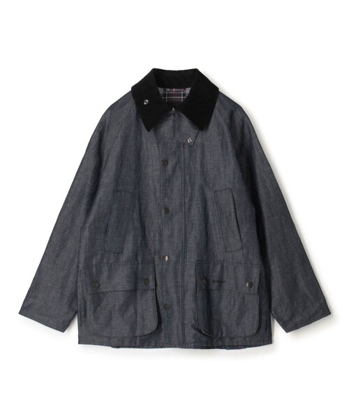 TOMORROWLAND (トゥモローランド)の「【別注】Barbour Classic BEDALE ウールリネン ブルゾン DORMEUIL(ブルゾン・メンズ・ブルー・40/38/36)」の1枚目の写真