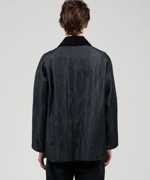 TOMORROWLAND (トゥモローランド)の「【別注】Barbour Classic BEDALE ウールリネン ブルゾン DORMEUIL(ブルゾン・メンズ・ブルー・40/38/36)」の5枚目の写真