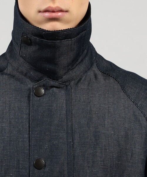TOMORROWLAND (トゥモローランド)の「【別注】Barbour Classic BEDALE ウールリネン ブルゾン DORMEUIL(ブルゾン・メンズ・ブルー・40/38/36)」の8枚目の写真