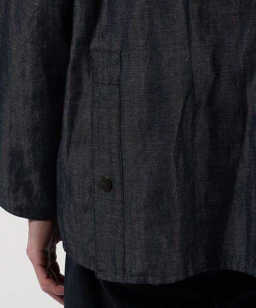 TOMORROWLAND (トゥモローランド)の「【別注】Barbour Classic BEDALE ウールリネン ブルゾン DORMEUIL(ブルゾン・メンズ・ブルー・40/38/36)」の13枚目の写真