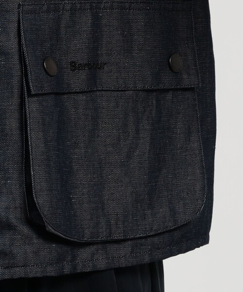 TOMORROWLAND (トゥモローランド)の「【別注】Barbour Classic BEDALE ウールリネン ブルゾン DORMEUIL(ブルゾン・メンズ・ブルー・40/38/36)」の14枚目の写真