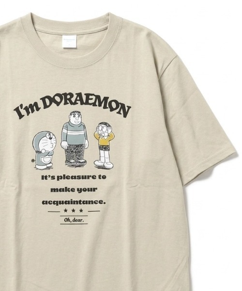 sanrio(サンリオ)の「2026SS I’m Doraemon/ドラえもん ジャイアン フロント バックプリント半袖Tシャツ レディース メンズ(Tシャツ/カットソー・レディース・ベージュ/イエロー/ピンク/ホワイト/ブラック/ブルーグリーン/アッシュグレー/セージグリーン・M/L/LL)」の4枚目の写真