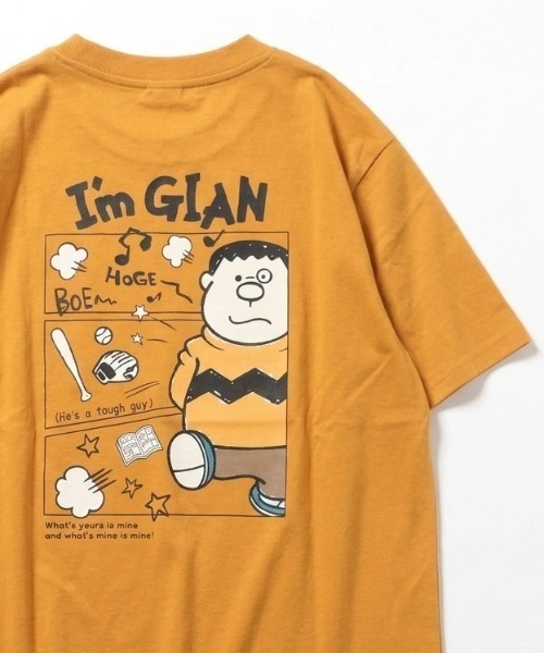sanrio(サンリオ)の「2026SS I’m Doraemon/ドラえもん ジャイアン フロント バックプリント半袖Tシャツ レディース メンズ(Tシャツ/カットソー・レディース・ベージュ/イエロー/ピンク/ホワイト/ブラック/ブルーグリーン/アッシュグレー/セージグリーン・M/L/LL)」の10枚目の写真