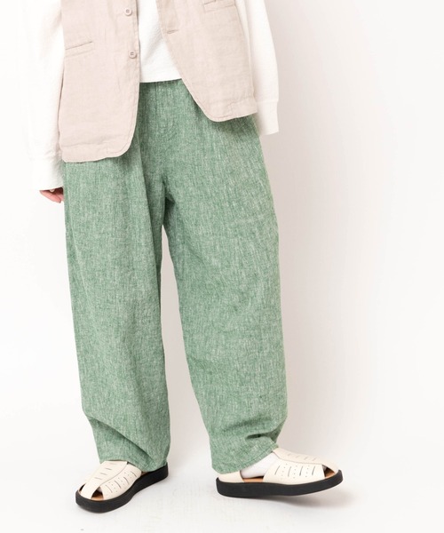 URCH RNA(アーチ アールエヌエー)の「R4418 コックさんのレーヨンリネン5ポケパンツ(その他パンツ・レディース・グリーン/キャメル/ブラック/ナチュラル・FREE)」の1枚目の写真