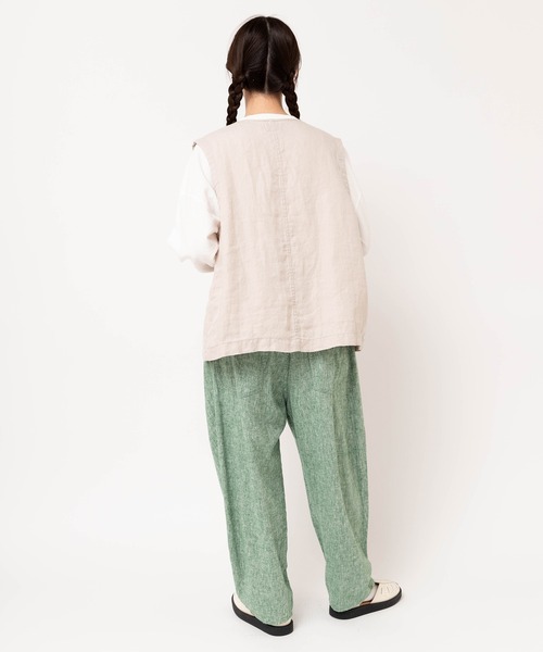 URCH RNA(アーチ アールエヌエー)の「R4418 コックさんのレーヨンリネン5ポケパンツ(その他パンツ・レディース・グリーン/キャメル/ブラック/ナチュラル・FREE)」の5枚目の写真