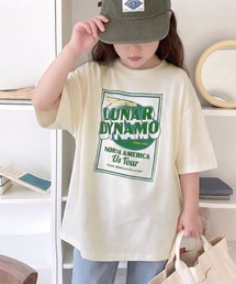 Java（ジャバ）の「【キッズ】《JaVaジャバ コラボ》綿100％親子リンクコーデも楽しめる！こなれ感抜群のピグメントT。JAVAピグメントツアーロゴビッグTシャツ（Tシャツ/カットソー）」