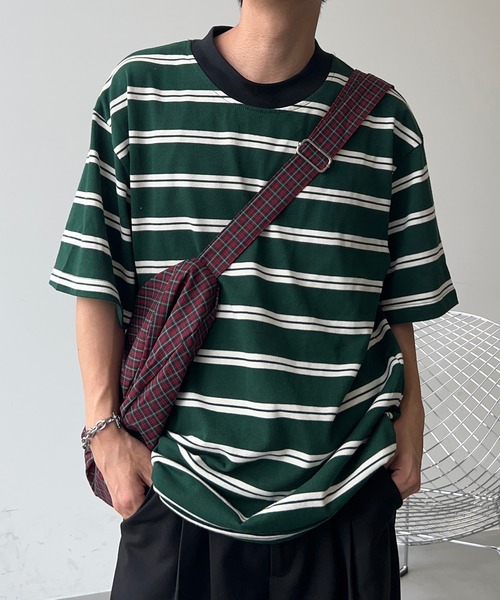 UNDERSTATEMENTs（アンダーステイトメント）の「【ユニセックス】チェックショルダーバッグ（ショルダーバッグ・メンズ・レッド/ネイビー/ブラック・FREE）」の13枚目の写真