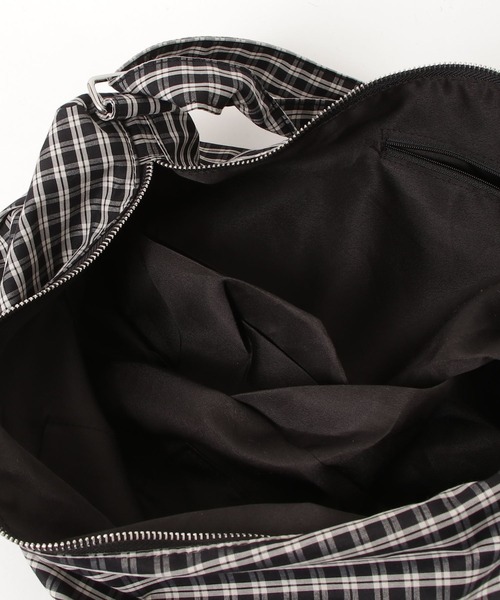 UNDERSTATEMENTs（アンダーステイトメント）の「【ユニセックス】チェックショルダーバッグ（ショルダーバッグ・メンズ・レッド/ネイビー/ブラック・FREE）」の20枚目の写真