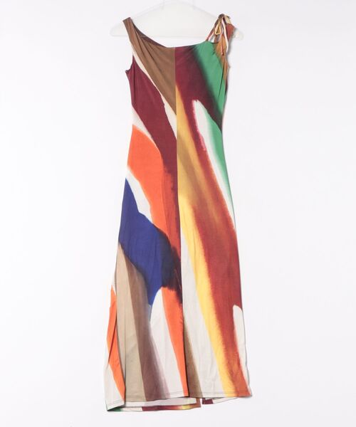 Desigual(デシグアル)の「Desigual × Christian Lacroix|ラクロワコラボ抽象ストライプドレス(ワンピース・レディース・ホワイト・XL/XS/L/M/S)」の4枚目の写真