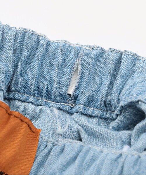 Seraph（セラフ）の「リメイク風ラウンドデニム（デニムパンツ・キッズ・ブルー/サックスブルー・140/130/120/110/100/90/80）」の17枚目の写真