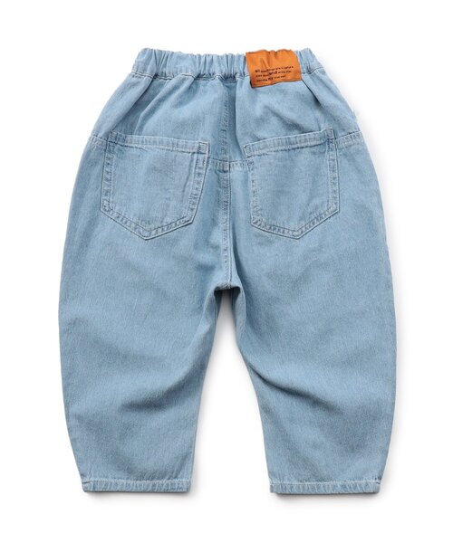 Seraph（セラフ）の「リメイク風ラウンドデニム（デニムパンツ・キッズ・ブルー/サックスブルー・140/130/120/110/100/90/80）」の9枚目の写真