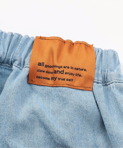 Seraph（セラフ）の「リメイク風ラウンドデニム（デニムパンツ・キッズ・ブルー/サックスブルー・140/130/120/110/100/90/80）」の13枚目の写真