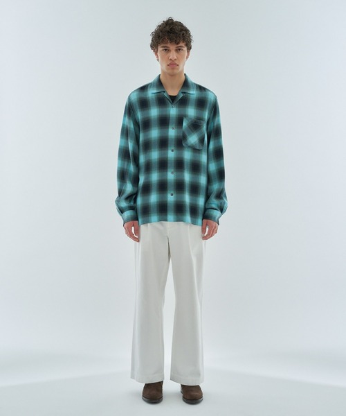 ESTNATION（エストネーション）の「ESTNATION / ワイドストレート チノパンツ（チノパンツ・メンズ・ホワイト/ブラック・LARGE/MEDIUM）」の6枚目の写真