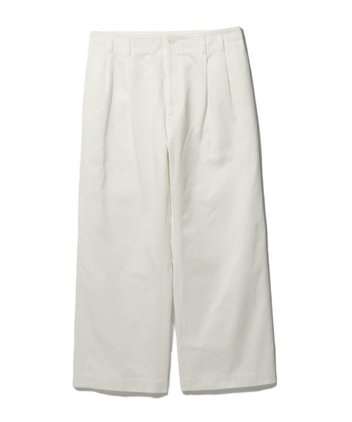 ESTNATION（エストネーション）の「ESTNATION / ワイドストレート チノパンツ（チノパンツ・メンズ・ホワイト/ブラック・LARGE/MEDIUM）」の8枚目の写真