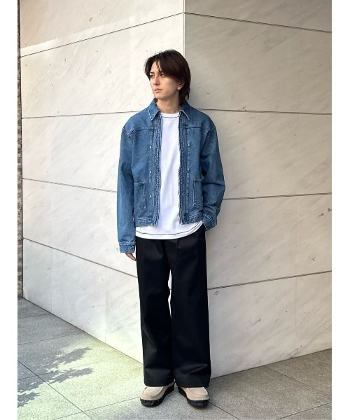 ESTNATION（エストネーション）の「ESTNATION / ワイドストレート チノパンツ（チノパンツ・メンズ・ホワイト/ブラック・LARGE/MEDIUM）」の17枚目の写真