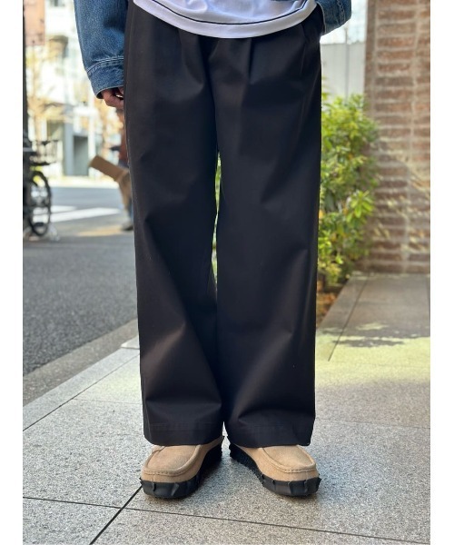 ESTNATION（エストネーション）の「ESTNATION / ワイドストレート チノパンツ（チノパンツ・メンズ・ホワイト/ブラック・LARGE/MEDIUM）」の18枚目の写真