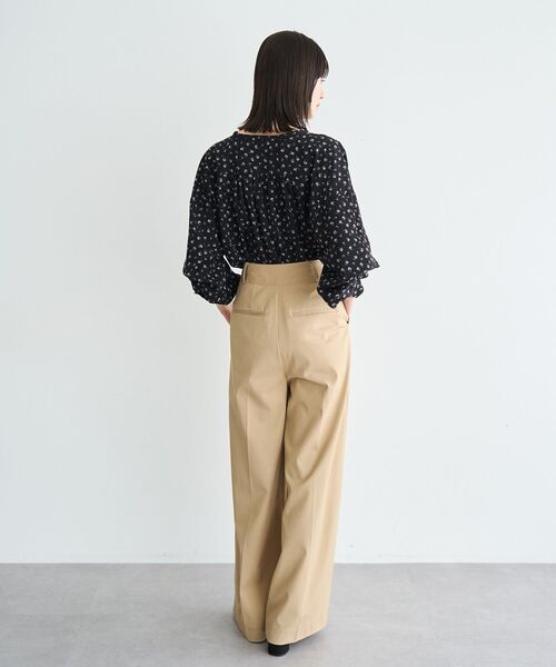 YECCA VECCA(イェッカヴェッカ)の「メタルホックワイドパンツ(その他パンツ・レディース・ベージュ/ブラック/ライトベージュ・S/M)」の22枚目の写真