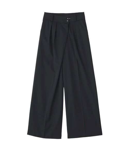 YECCA VECCA(イェッカヴェッカ)の「メタルホックワイドパンツ(その他パンツ・レディース・ベージュ/ブラック/ライトベージュ・S/M)」の8枚目の写真