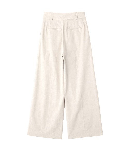 YECCA VECCA（イェッカヴェッカ）の「メタルホックワイドパンツ（その他パンツ・レディース・ベージュ/ブラック/ライトベージュ・S/M）」の10枚目の写真