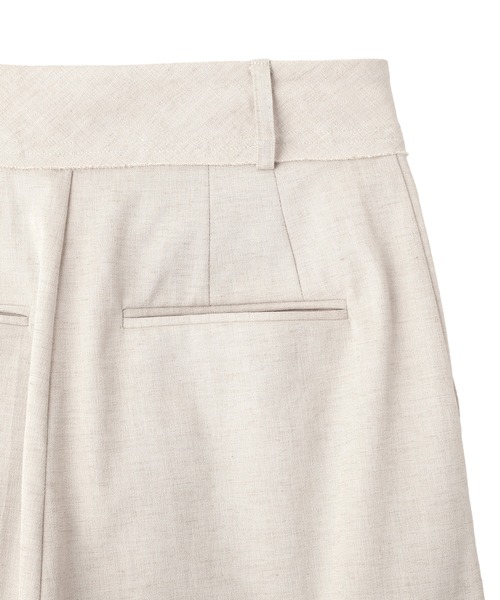 YECCA VECCA（イェッカヴェッカ）の「メタルホックワイドパンツ（その他パンツ・レディース・ベージュ/ブラック/ライトベージュ・S/M）」の16枚目の写真