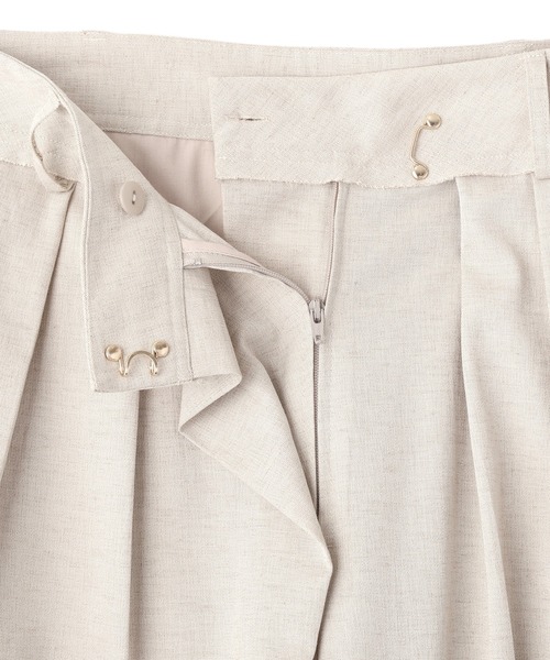 YECCA VECCA（イェッカヴェッカ）の「メタルホックワイドパンツ（その他パンツ・レディース・ベージュ/ブラック/ライトベージュ・S/M）」の17枚目の写真