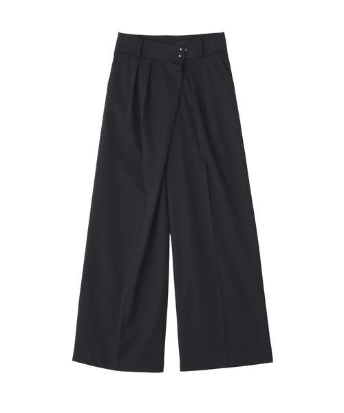 YECCA VECCA（イェッカヴェッカ）の「メタルホックワイドパンツ（その他パンツ・レディース・ベージュ/ブラック/ライトベージュ・S/M）」の18枚目の写真