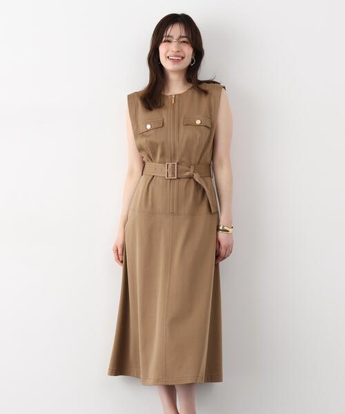 PINKY&DIANNE(ピンキーアンドダイアン)の「◆フロントファスナーデニムワンピース(ワンピース・レディース・ベージュ系その他3/ネイビー・38/36)」の21枚目の写真