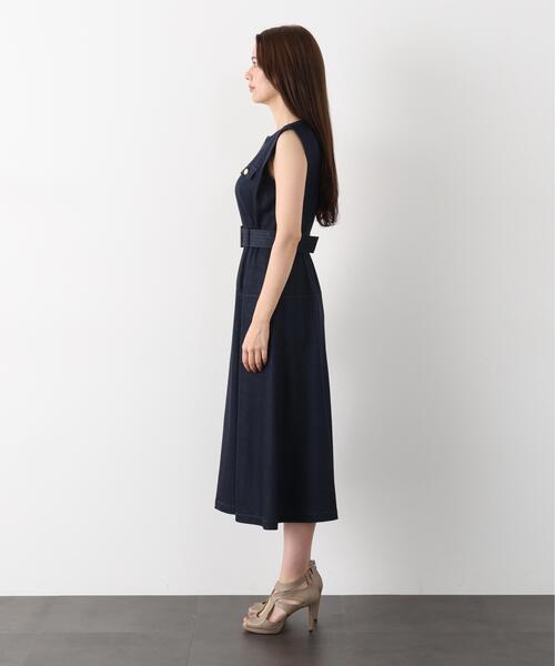 PINKY&DIANNE(ピンキーアンドダイアン)の「◆フロントファスナーデニムワンピース(ワンピース・レディース・ベージュ系その他3/ネイビー・38/36)」の12枚目の写真