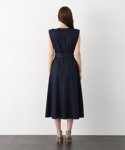 PINKY&DIANNE(ピンキーアンドダイアン)の「◆フロントファスナーデニムワンピース(ワンピース・レディース・ベージュ系その他3/ネイビー・38/36)」の13枚目の写真