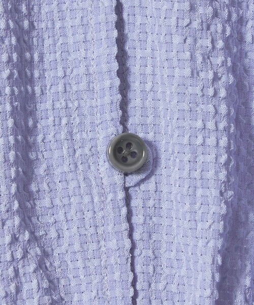 EMMEL REFINES（エメルリファインズ）の「＜EMMEL REFINES＞EM フリルエリ シャーリング ブラウス（シャツ/ブラウス・レディース・ライラック/ライトブルー/ホワイト・FREE）」の15枚目の写真