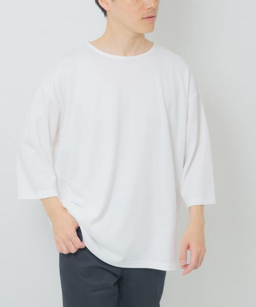 ITEMS URBANRESEARCH(アイテムズ アーバンリサーチ)の「接触冷感ポンチ7分袖トップス(Tシャツ/カットソー・メンズ・ホワイト/ブルー/ベージュ/ブラック・MEDIUM/LARGE)」の16枚目の写真