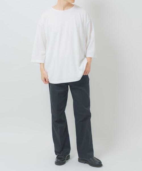 ITEMS URBANRESEARCH(アイテムズ アーバンリサーチ)の「接触冷感ポンチ7分袖トップス(Tシャツ/カットソー・メンズ・ホワイト/ブルー/ベージュ/ブラック・MEDIUM/LARGE)」の17枚目の写真