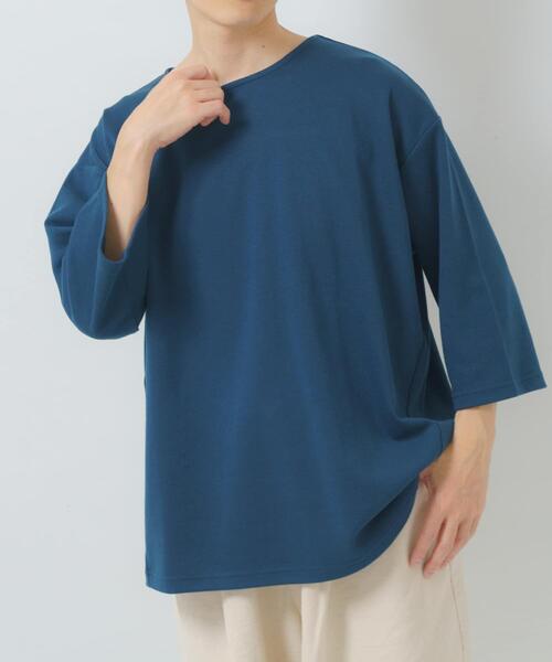ITEMS URBANRESEARCH(アイテムズ アーバンリサーチ)の「接触冷感ポンチ7分袖トップス(Tシャツ/カットソー・メンズ・ホワイト/ブルー/ベージュ/ブラック・MEDIUM/LARGE)」の10枚目の写真