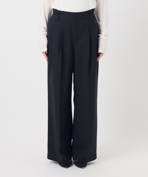 Spick & Span(スピックアンドスパン)の「《セットアップ可》ウォッシャブル2タックパンツ(スラックス・レディース・ホワイト系その他/ネイビー・38/36)」の15枚目の写真