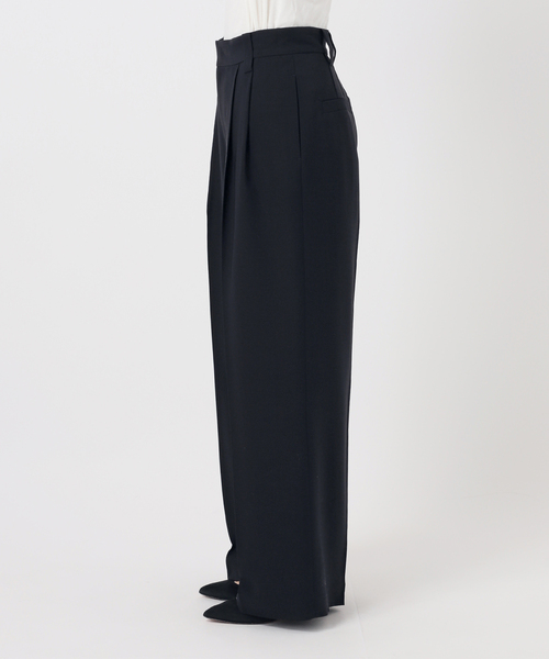 Spick & Span(スピックアンドスパン)の「《セットアップ可》ウォッシャブル2タックパンツ(スラックス・レディース・ホワイト系その他/ネイビー・38/36)」の16枚目の写真