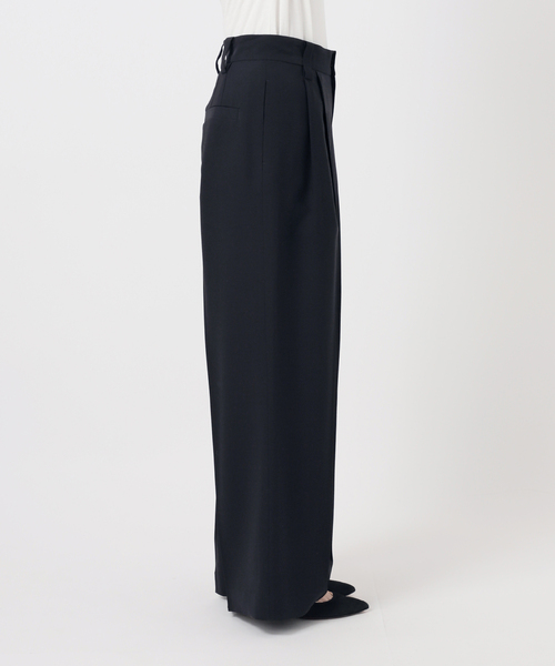 Spick & Span(スピックアンドスパン)の「《セットアップ可》ウォッシャブル2タックパンツ(スラックス・レディース・ホワイト系その他/ネイビー・38/36)」の18枚目の写真