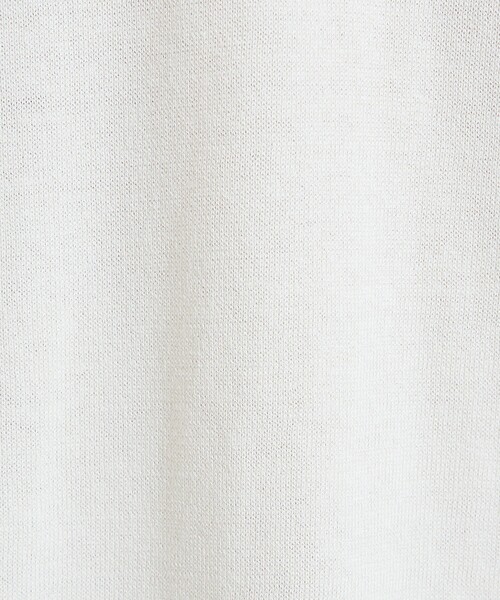 DESIGNWORKS(デザインワークス)の「リーフ柄ニットTシャツ / 半袖ニットT(ニット/セーター・メンズ・オフホワイト/ブラック・48/46/50)」の11枚目の写真