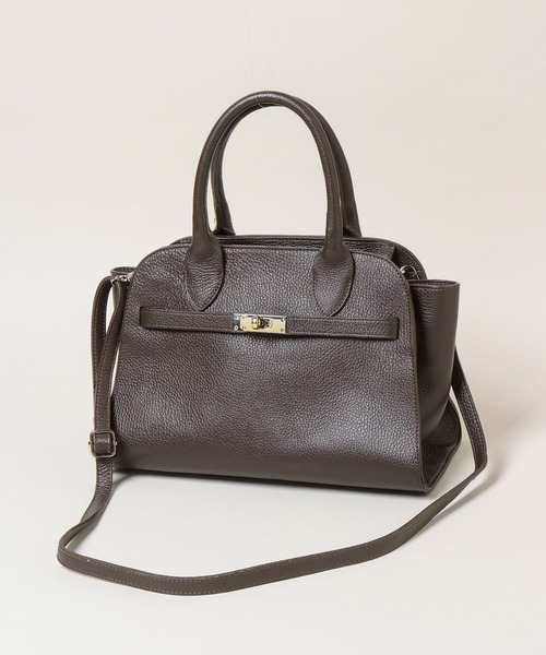 A part by（アパートバイ）の「【セレクト】AULENTTI_ベルトバッグ（ショルダーバッグ・レディース・ブラウン/ブラック・FREE）」の3枚目の写真