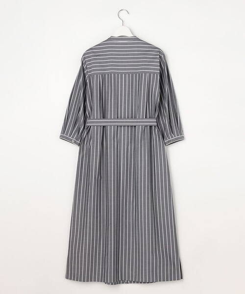 J.PRESS(ジェイプレス)の「TC ハイカウントストライプ シャツ ワンピース(ワンピース・レディース・グレー系1/ブルー系1・T15/T13)」の15枚目の写真