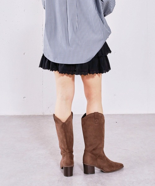 archives(アルシーヴ)の「コットンレースフリルミニSK(スカート・レディース・オフホワイト/ブラック・MEDIUM)」の18枚目の写真