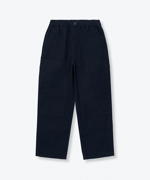 MUSINSA STANDARD KIDS（ムシンサスタンダードキッズ）の「ダブルニーバンディングカーペンターパンツ [ネイビー]（その他パンツ・レディース・その他・100/110/120/130/140/150/160）」の3枚目の写真