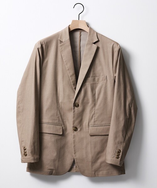 ABAHOUSE GRAY（アバハウスグレイ）の「【セットアップ対応】COOL DRY TOUCH ジャケット /接触冷感 /吸水速乾 /UVカット（テーラードジャケット・メンズ・ベージュ/グレー/ブラック・44/46/48/50）」の5枚目の写真